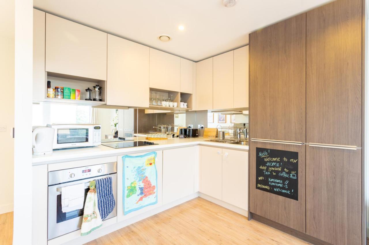 Amazing Modern 2 Bedroom Flat in Greenwich for 4 people Londen Buitenkant foto